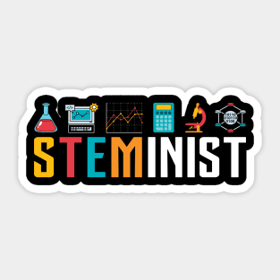 STEMinist Sticker